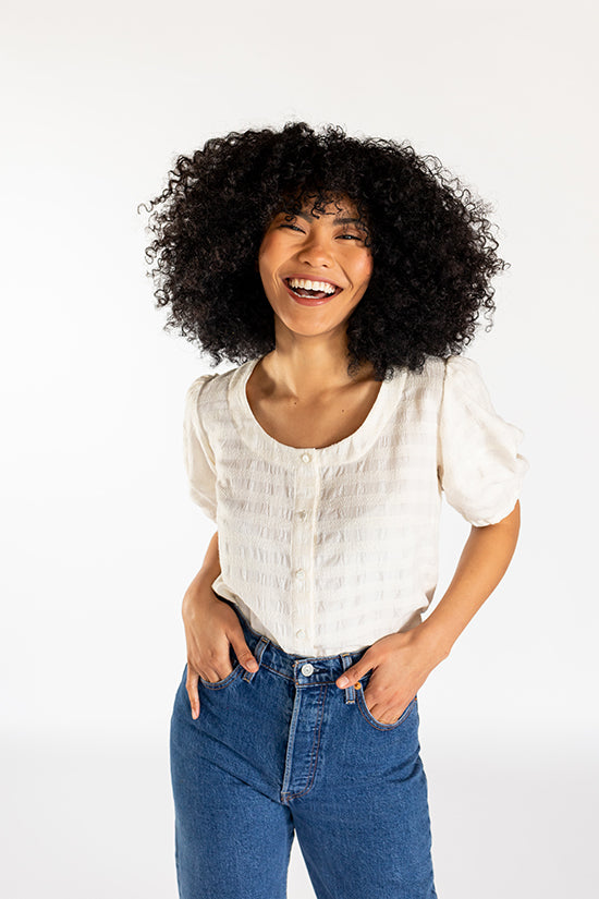 Wren Blouse & Dress Sewing Pattern | Frankie Rose Fabrics