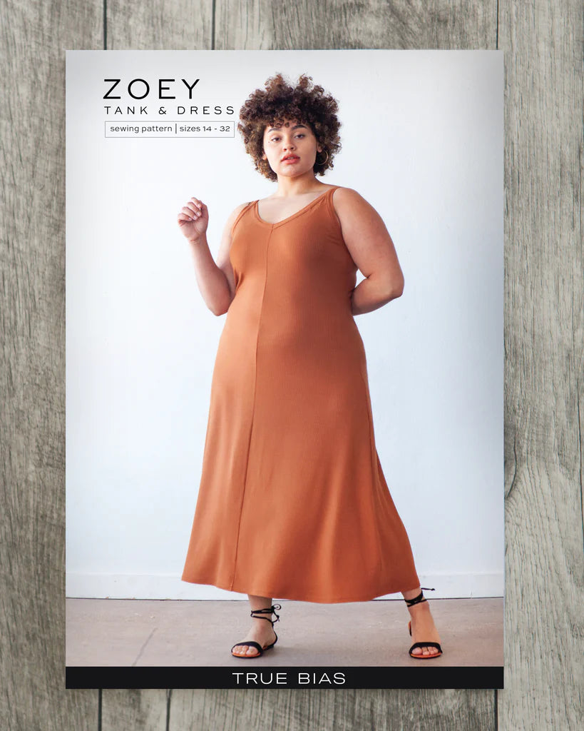 Zoey Tank & Dress Plus Size Sewing Pattern