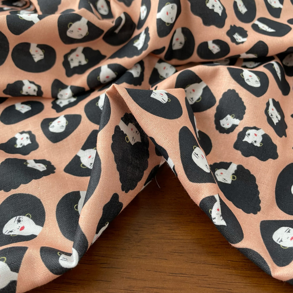 Organic Cotton Double Gauze, Good Hair–Frankie Rose Fabrics