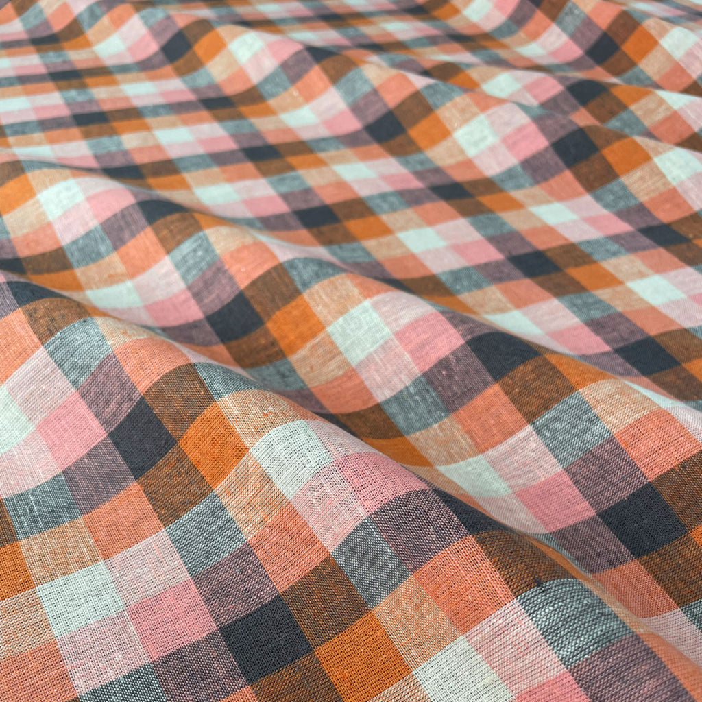 Jackson Linen Cotton Check Fabric from Merchant & Mills