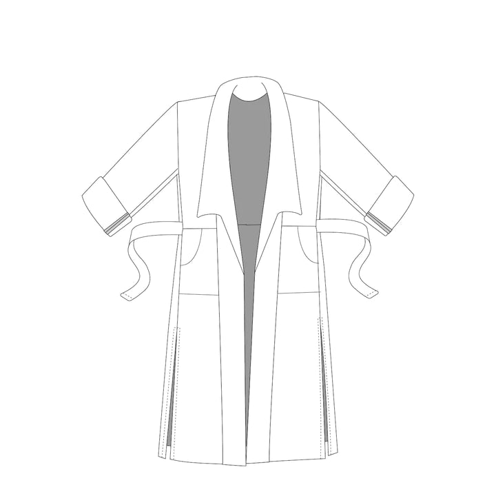 Cambria Duster Jacket Sewing Pattern | Frankie Rose Fabrics