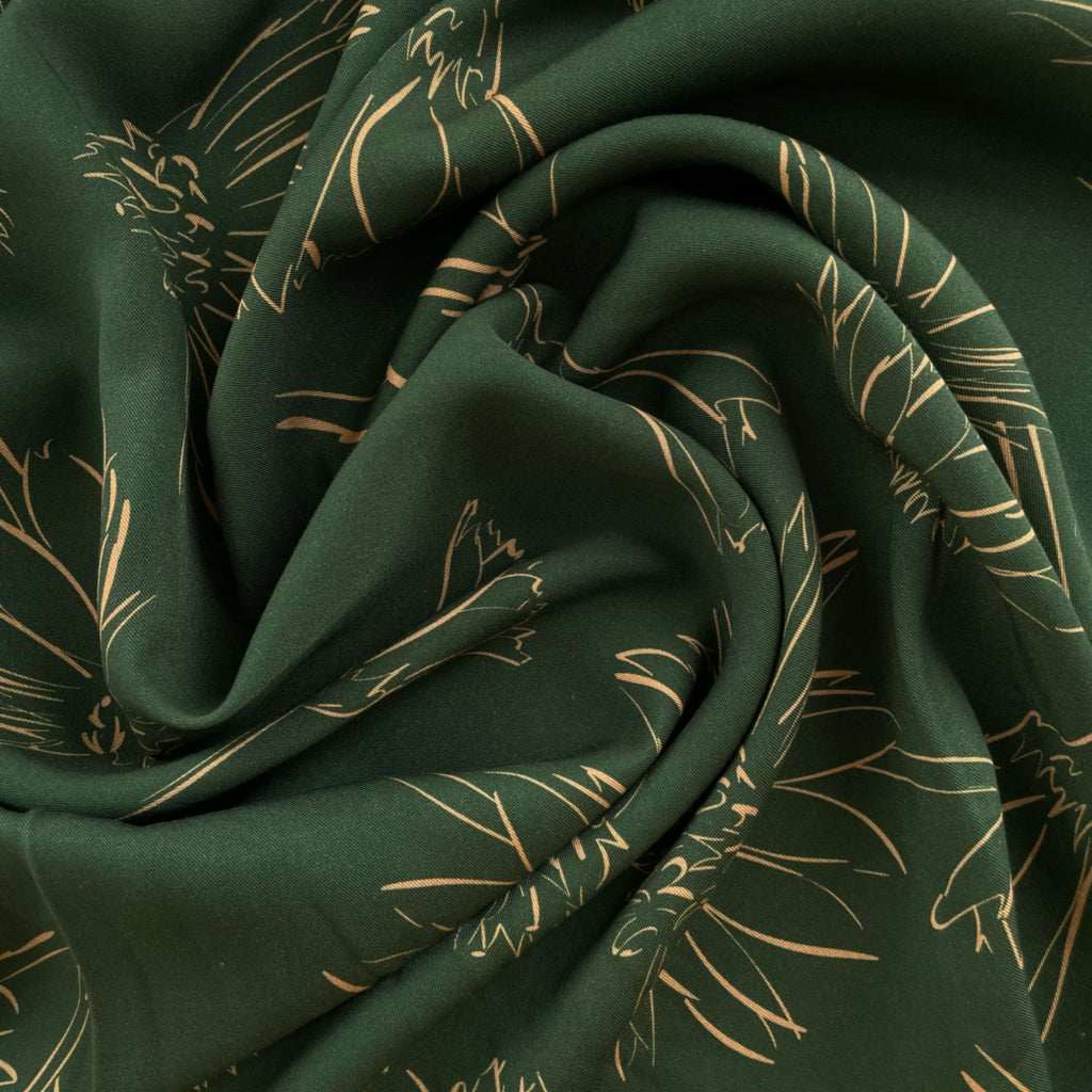 Eco-Friendly Viscose Fabric Floral at Frankie Rose Fabrics