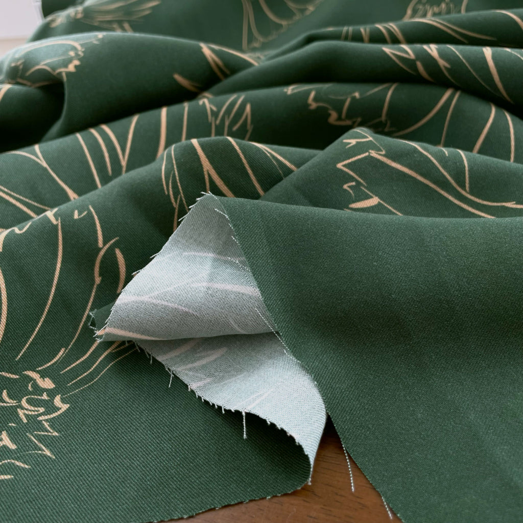 Eco-Friendly Viscose Fabric Floral at Frankie Rose Fabrics