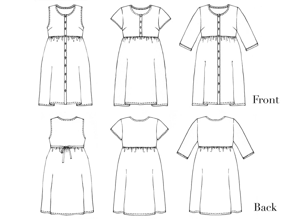 Hinterland Dress Sewing Pattern | Frankie Rose Fabrics
