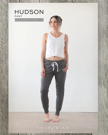 Hudson Jogger Pant Sewing Pattern | Frankie Rose Fabrics