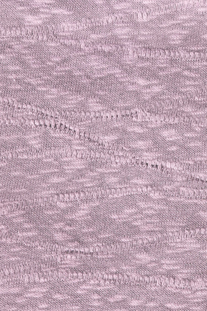 Organic Cotton Sweater Knit Slub in Lilac-Frankie Rose Fabrics