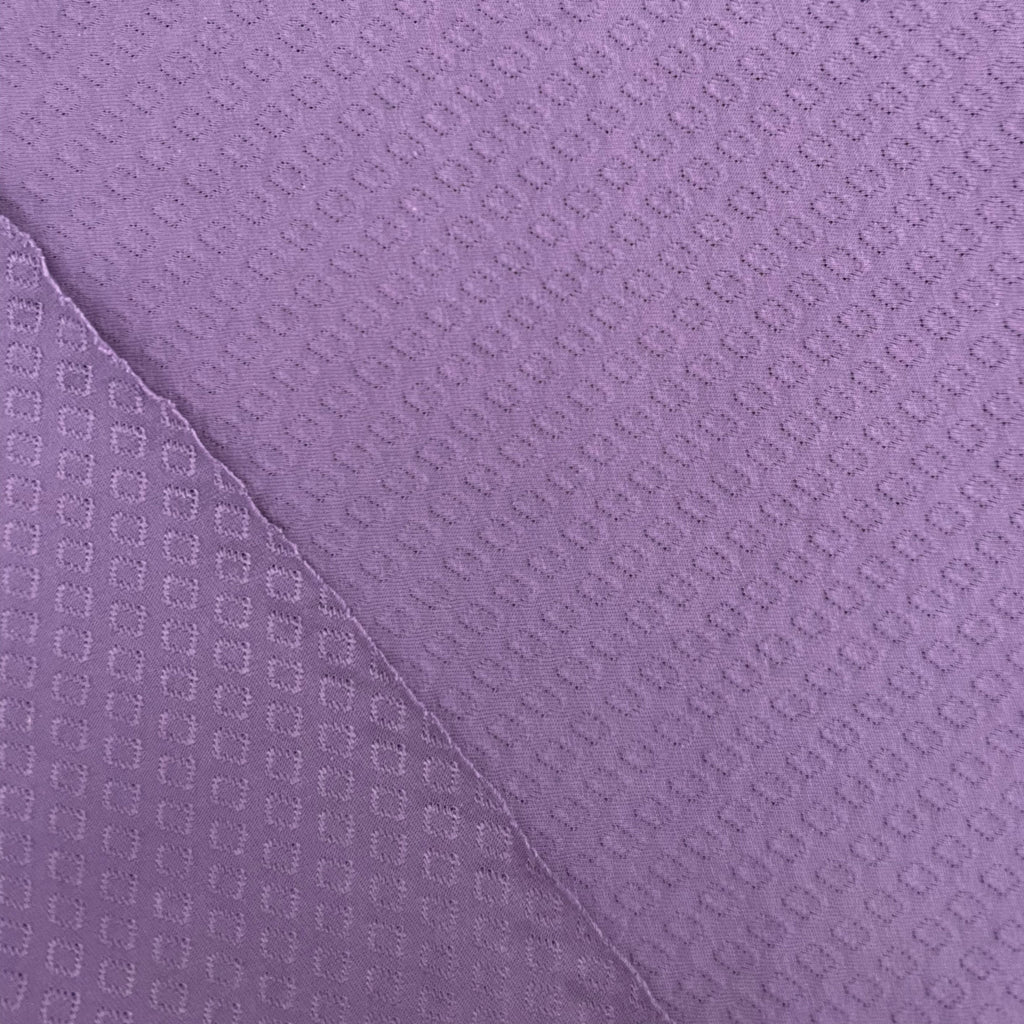 Organic Cotton Pointelle Fabric. Lilac–Frankie Rose Fabrics