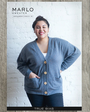 Marlo Sweater Plus Size Sewing Pattern–Frankie Rose Fabrics