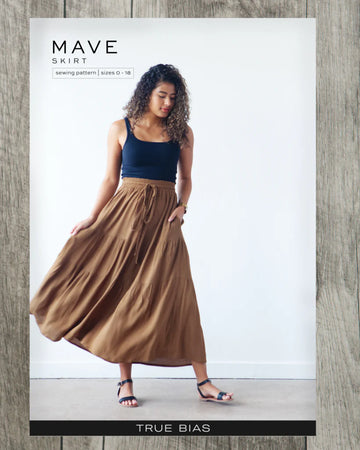 Mave Skirt Plus Size Sewing Pattern | Frankie Rose Fabrics