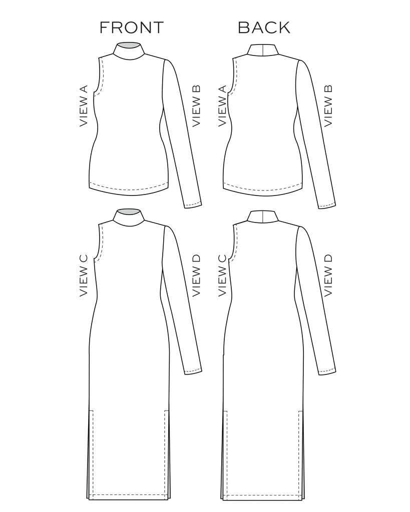 Nikko Top & Dress Sewing Pattern | Frankie Rose Fabrics