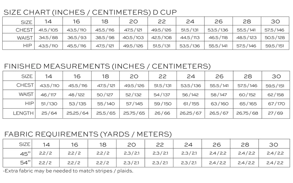 Ogden Cami Plus Size Sewing Pattern | Frankie Rose Fabrics