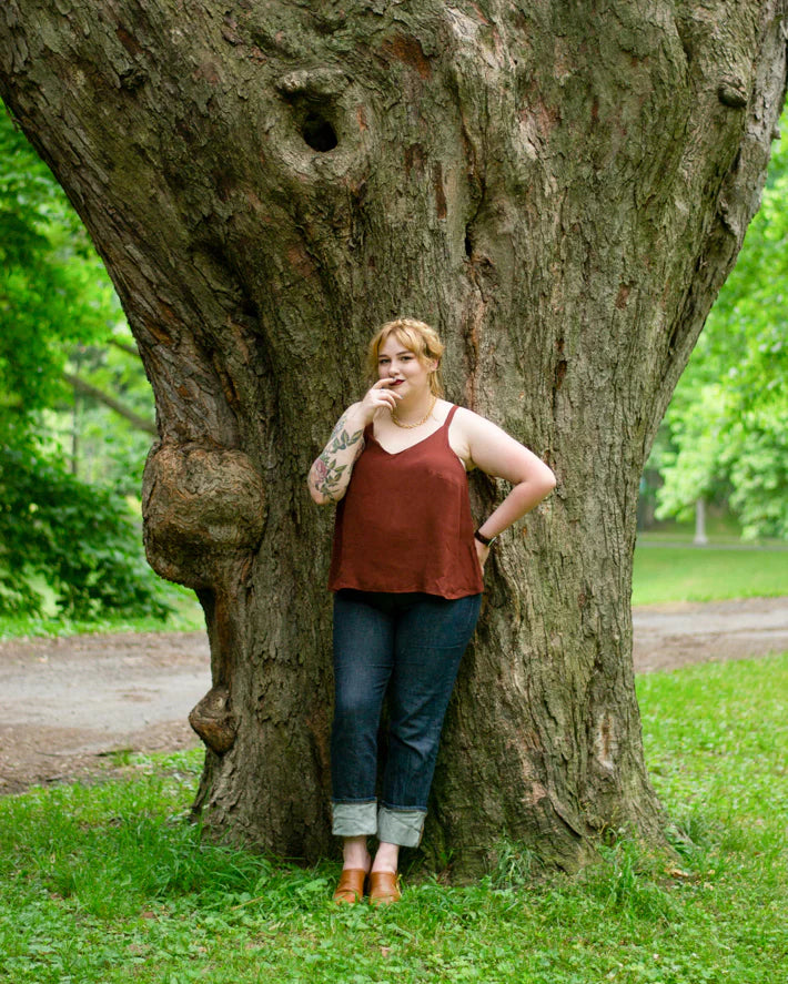 Ogden Cami Plus Size Sewing Pattern | Frankie Rose Fabrics