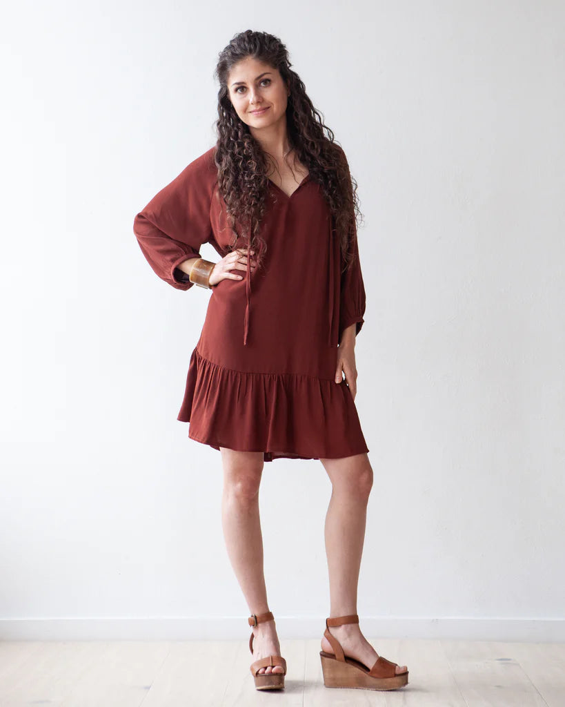 Roscoe Blouse & Dress Sewing Pattern | Frankie Rose Fabrics